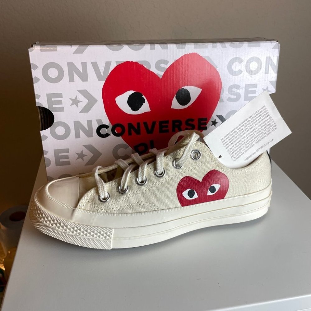 Women's Converse X Comme des Garcons Chuck Taylor All Star 70s Size 7.5